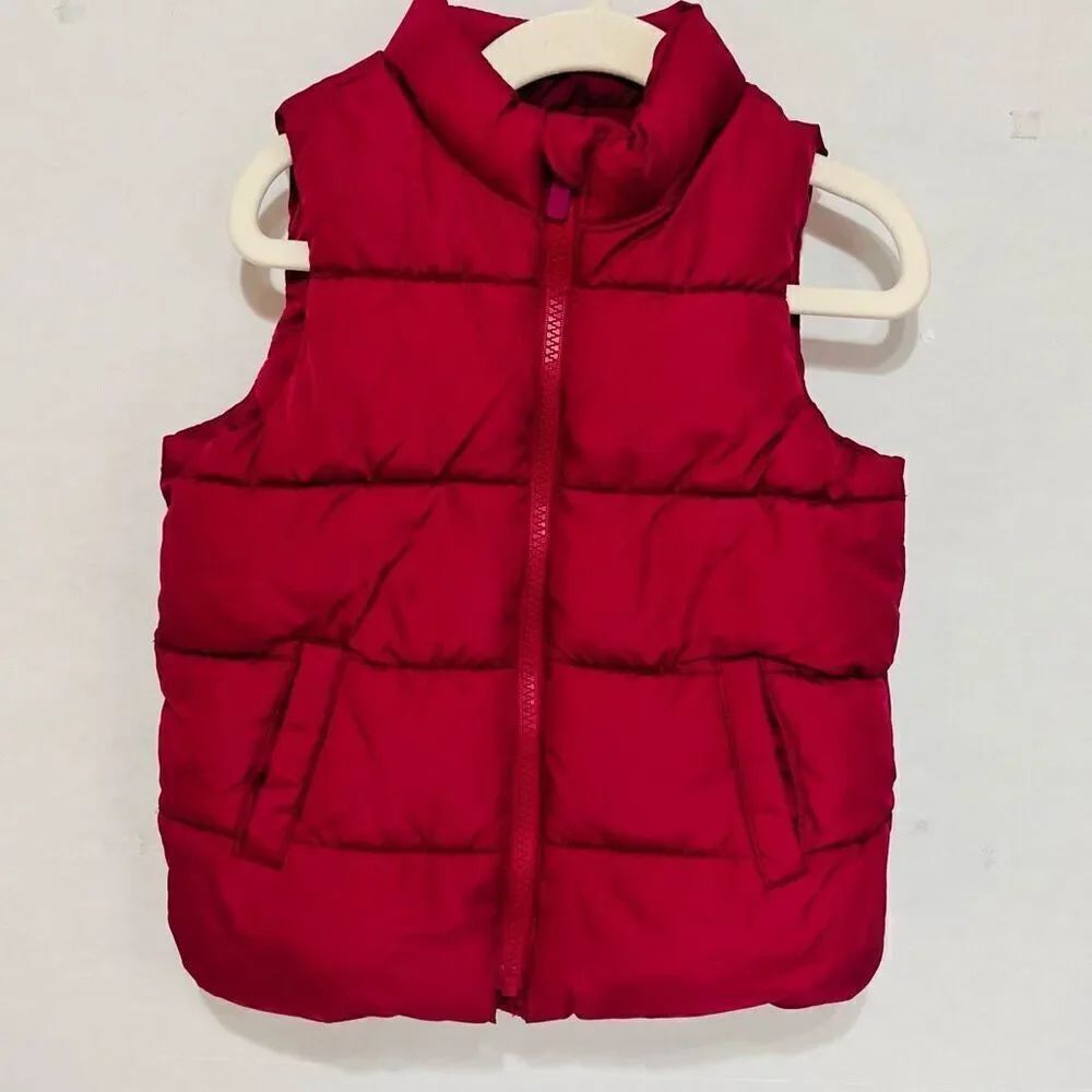 Old Navy Dark Rose Colored Vest   Sz 3T   EUC